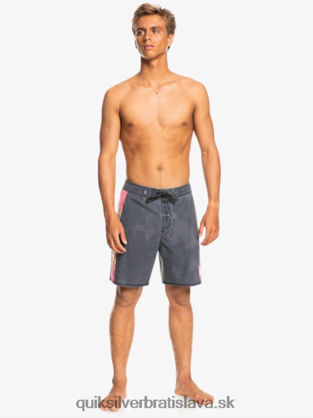 surfsilk acid wash 18 boardshorts Quiksilver muži B80HXR1747 čierna