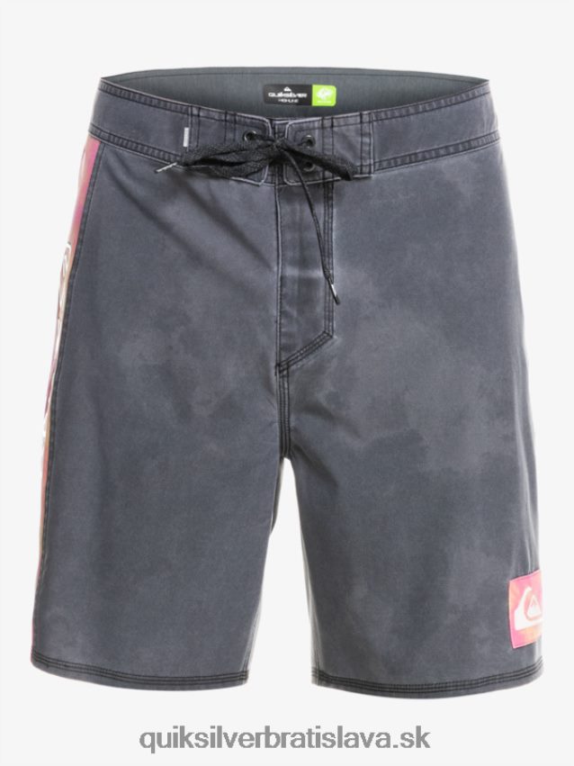 surfsilk acid wash 18 boardshorts Quiksilver muži B80HXR1747 čierna