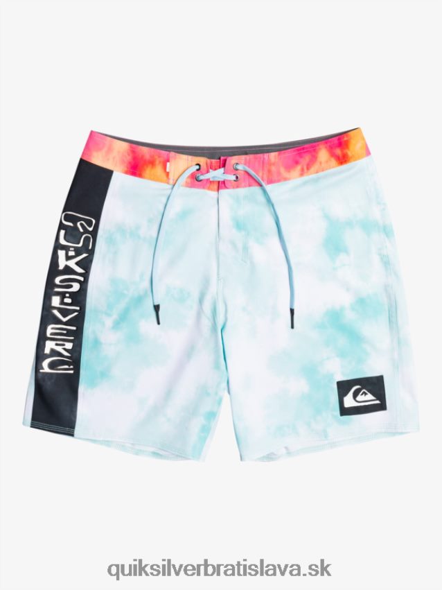 surfsilk acid wash 18 boardshorts Quiksilver muži B80HXR1748 anjelská modrá