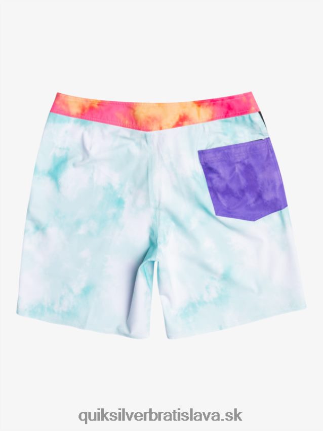 surfsilk acid wash 18 boardshorts Quiksilver muži B80HXR1748 anjelská modrá