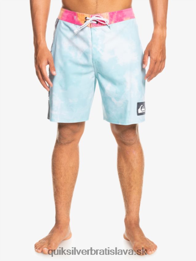 surfsilk acid wash 18 boardshorts Quiksilver muži B80HXR1748 anjelská modrá