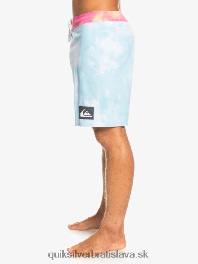 surfsilk acid wash 18 boardshorts Quiksilver muži B80HXR1748 anjelská modrá