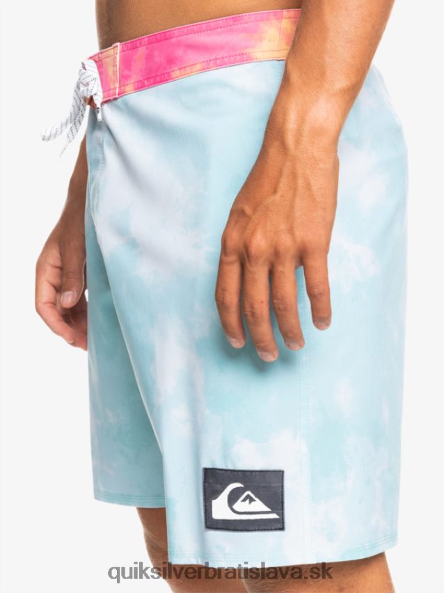 surfsilk acid wash 18 boardshorts Quiksilver muži B80HXR1748 anjelská modrá