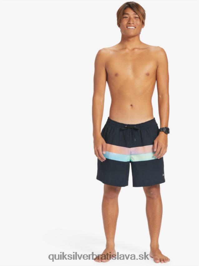 surfsilk air-brush 17 volley Quiksilver muži B80HXR654 čierna