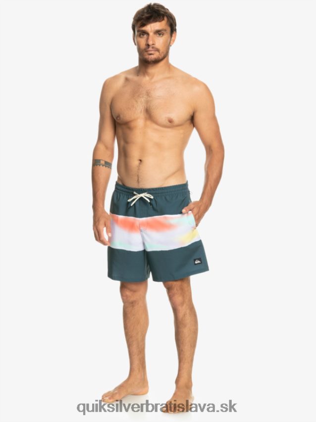 surfsilk air-brush 17 volley Quiksilver muži B80HXR657 polnočné námorníctvo
