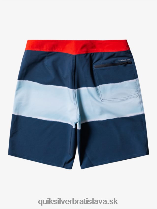 surfsilk air brush 19 boardshorts Quiksilver muži B80HXR645 polnočné námorníctvo