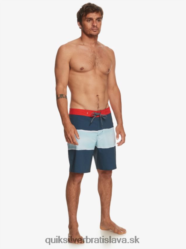 surfsilk air brush 19 boardshorts Quiksilver muži B80HXR645 polnočné námorníctvo