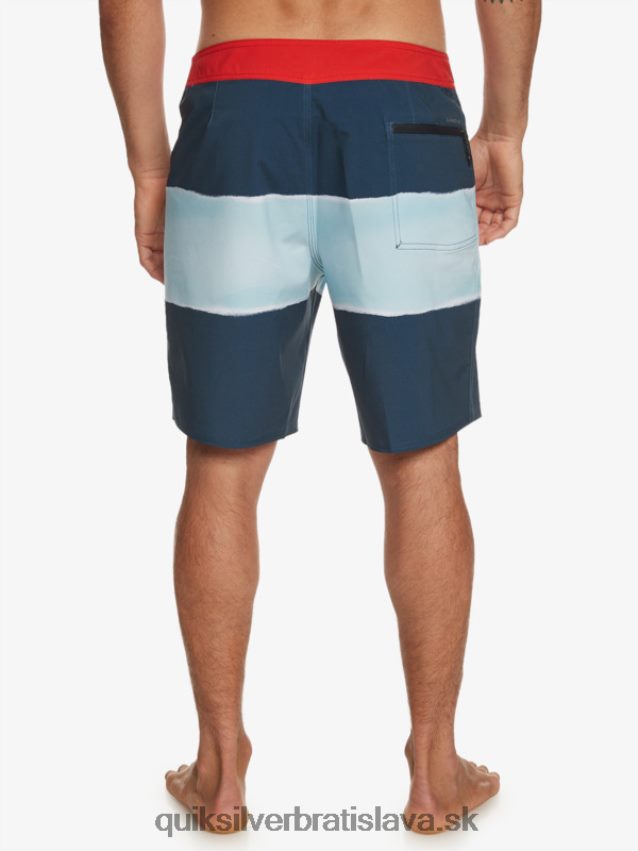 surfsilk air brush 19 boardshorts Quiksilver muži B80HXR645 polnočné námorníctvo