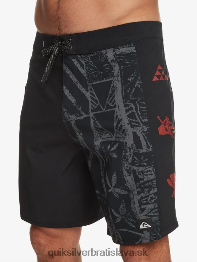 surfsilk arch hawaii 19 boardshorts Quiksilver muži B80HXR637 čierna