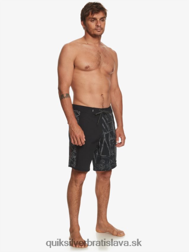 surfsilk arch hawaii 19 boardshorts Quiksilver muži B80HXR637 čierna