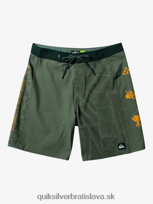 surfsilk arch hawaii 19 boardshorts Quiksilver muži B80HXR638 tymián