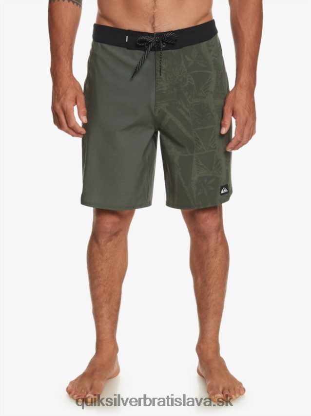 surfsilk arch hawaii 19 boardshorts Quiksilver muži B80HXR638 tymián