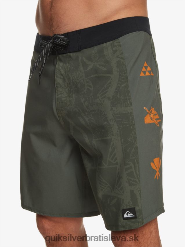 surfsilk arch hawaii 19 boardshorts Quiksilver muži B80HXR638 tymián