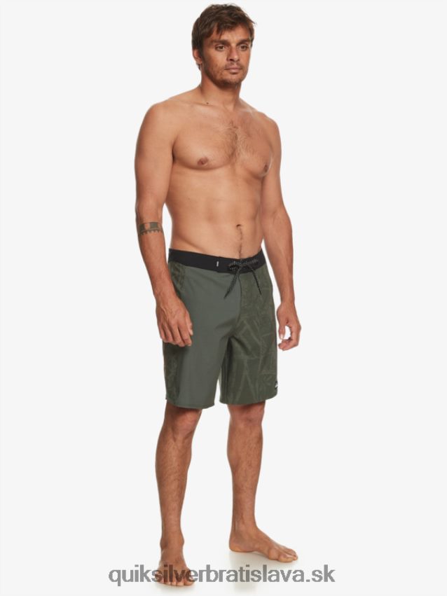 surfsilk arch hawaii 19 boardshorts Quiksilver muži B80HXR638 tymián