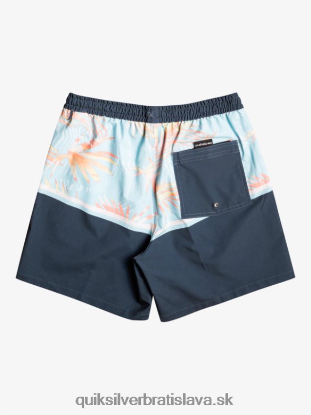 surfsilk divízia 17 salv Quiksilver muži B80HXR1636 polnočné námorníctvo