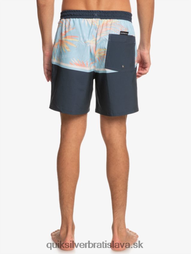 surfsilk divízia 17 salv Quiksilver muži B80HXR1636 polnočné námorníctvo