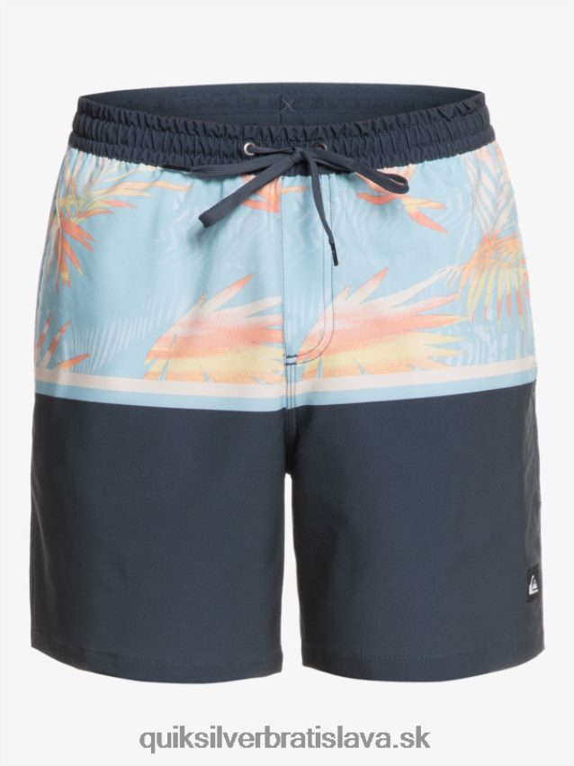 surfsilk divízia 17 salv Quiksilver muži B80HXR1636 polnočné námorníctvo