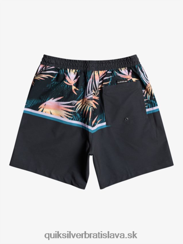 surfsilk divízia 17 salv Quiksilver muži B80HXR1637 čierna
