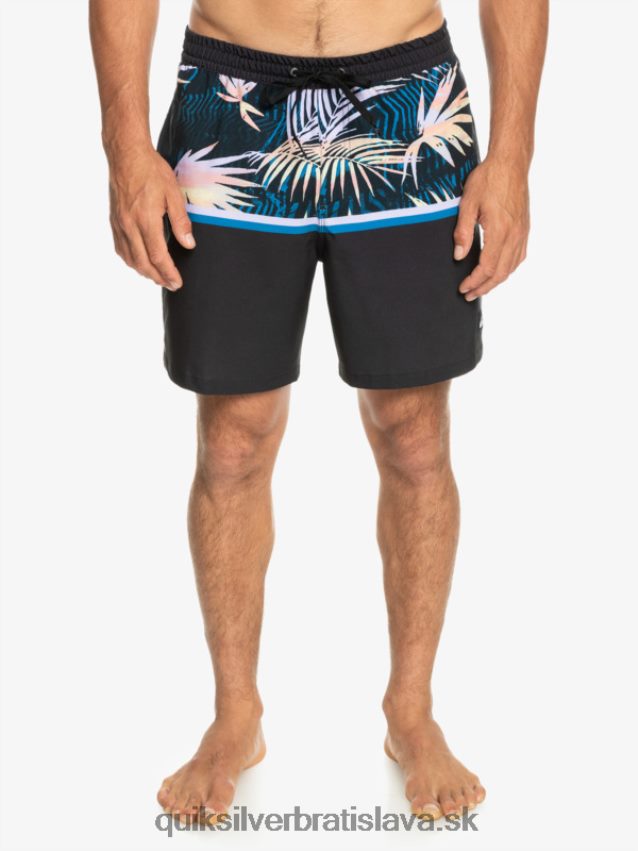 surfsilk divízia 17 salv Quiksilver muži B80HXR1637 čierna