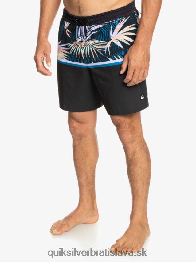 surfsilk divízia 17 salv Quiksilver muži B80HXR1637 čierna