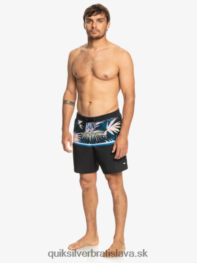 surfsilk divízia 17 salv Quiksilver muži B80HXR1637 čierna