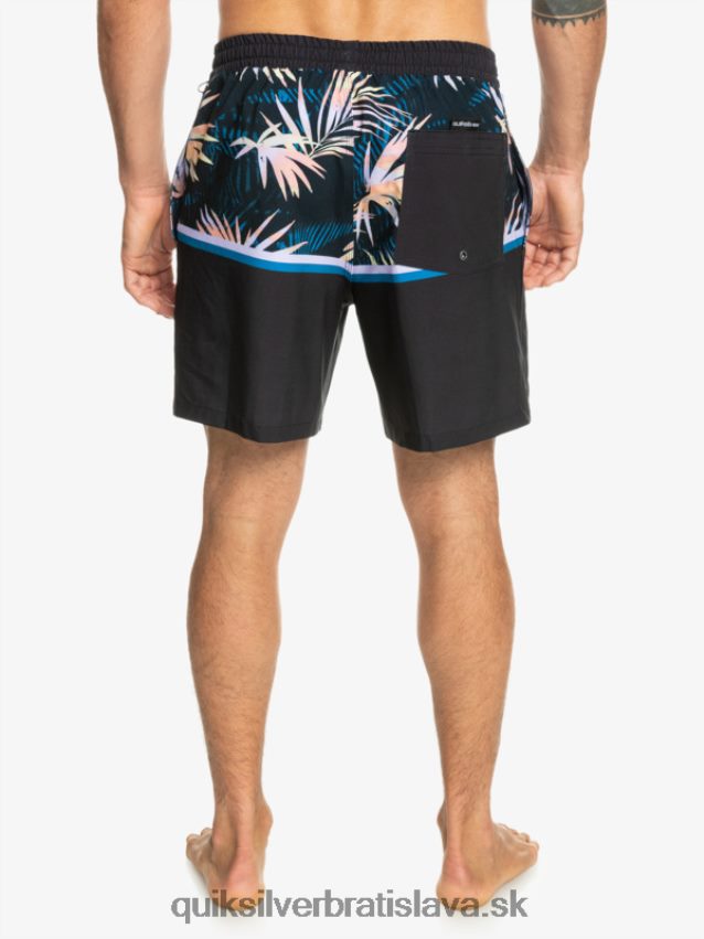 surfsilk divízia 17 salv Quiksilver muži B80HXR1637 čierna