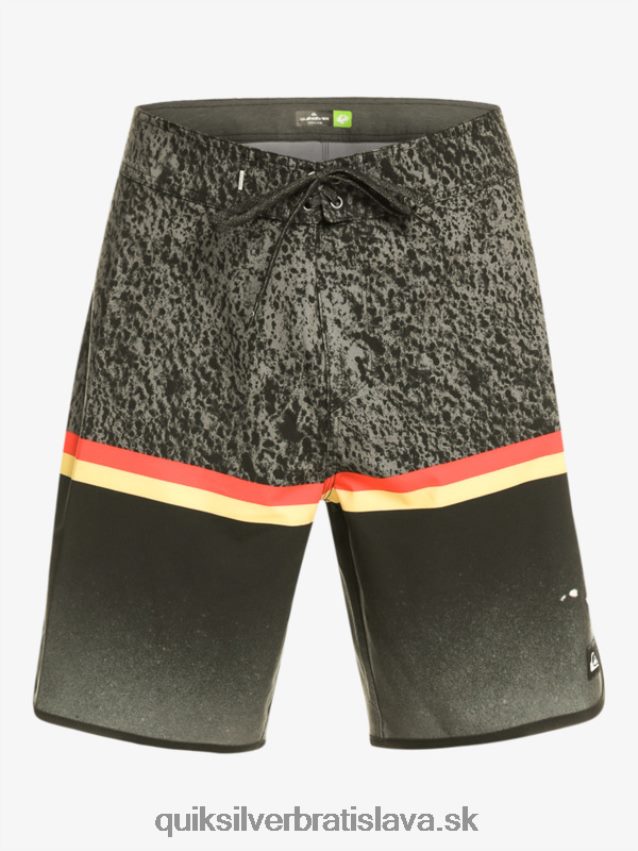 surfsilk division scallop 19 boardshorts Quiksilver muži B80HXR1395 čierna