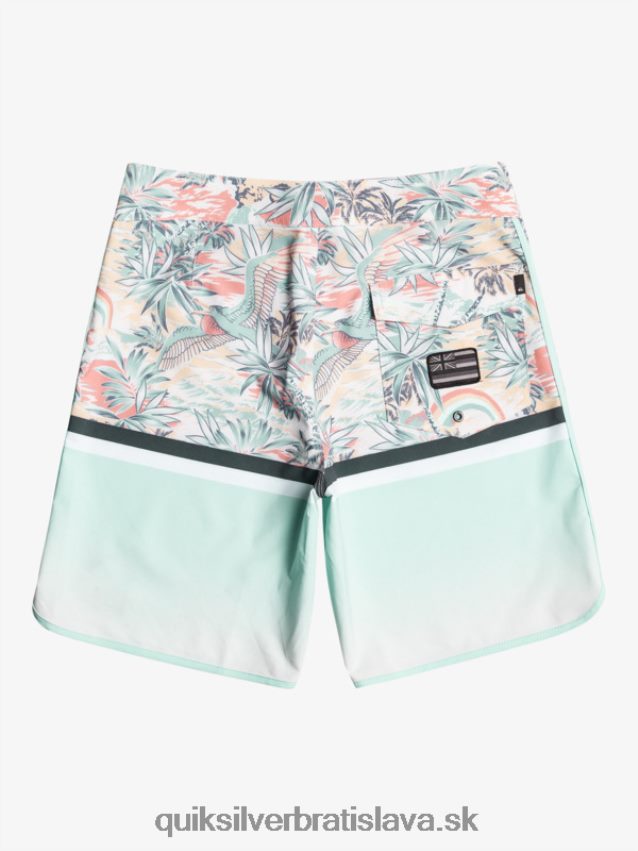 surfsilk division scallop 19 boardshorts Quiksilver muži B80HXR1396 modrá obloha