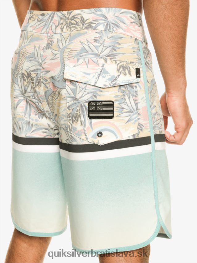 surfsilk division scallop 19 boardshorts Quiksilver muži B80HXR1396 modrá obloha