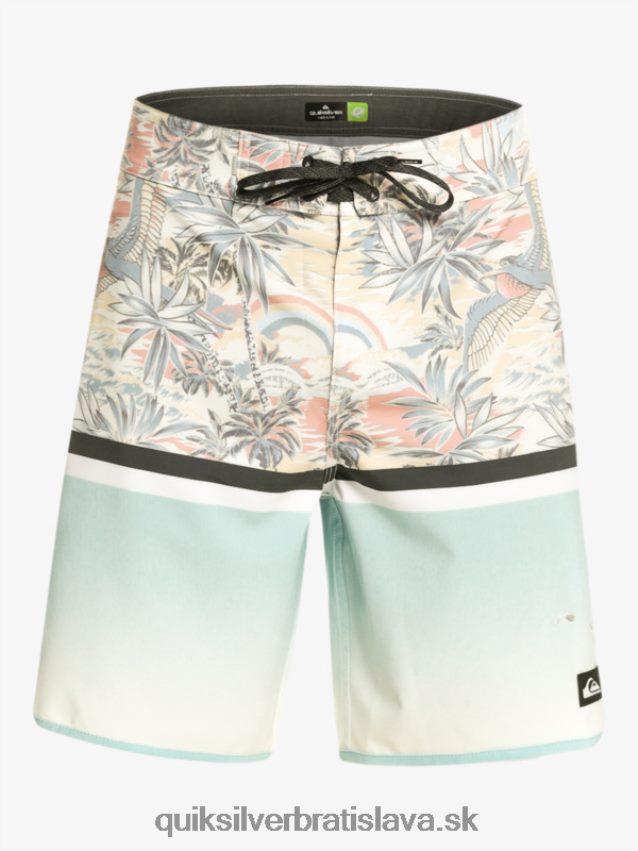 surfsilk division scallop 19 boardshorts Quiksilver muži B80HXR1396 modrá obloha