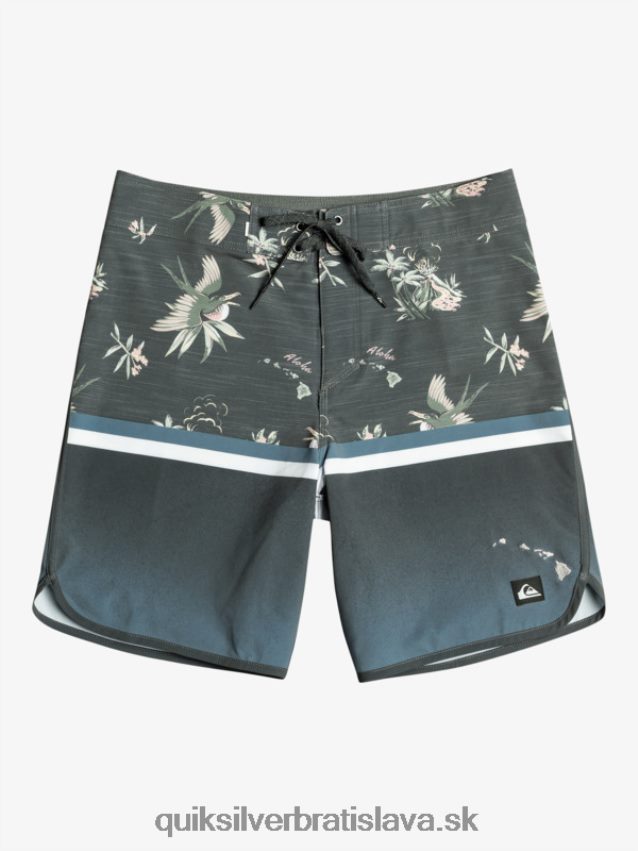 surfsilk division scallop 19 boardshorts Quiksilver muži B80HXR1397 Beringovo more
