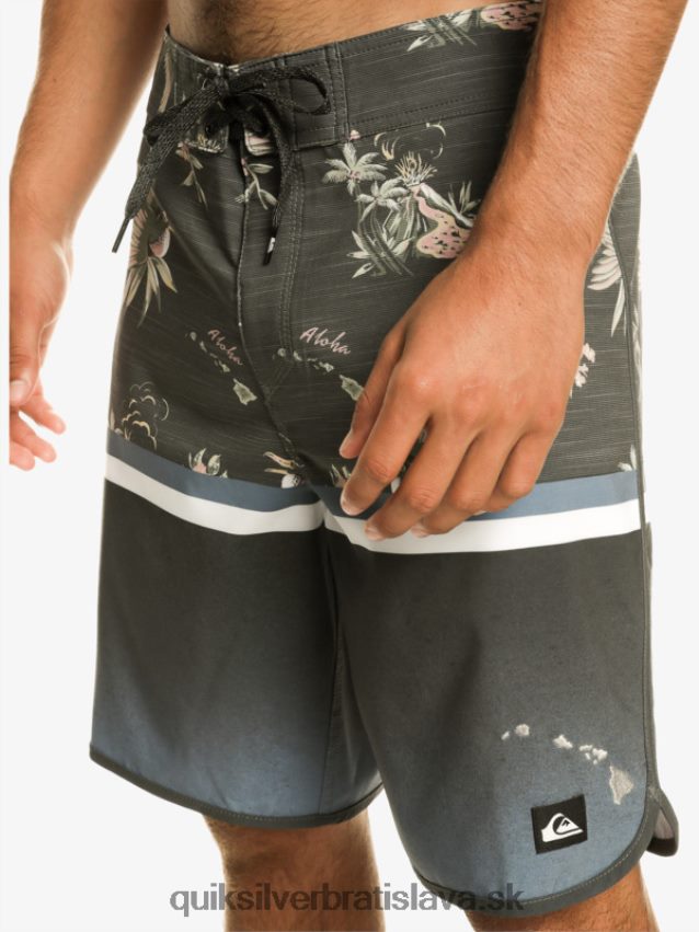 surfsilk division scallop 19 boardshorts Quiksilver muži B80HXR1397 Beringovo more