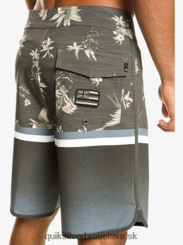 surfsilk division scallop 19 boardshorts Quiksilver muži B80HXR1397 Beringovo more