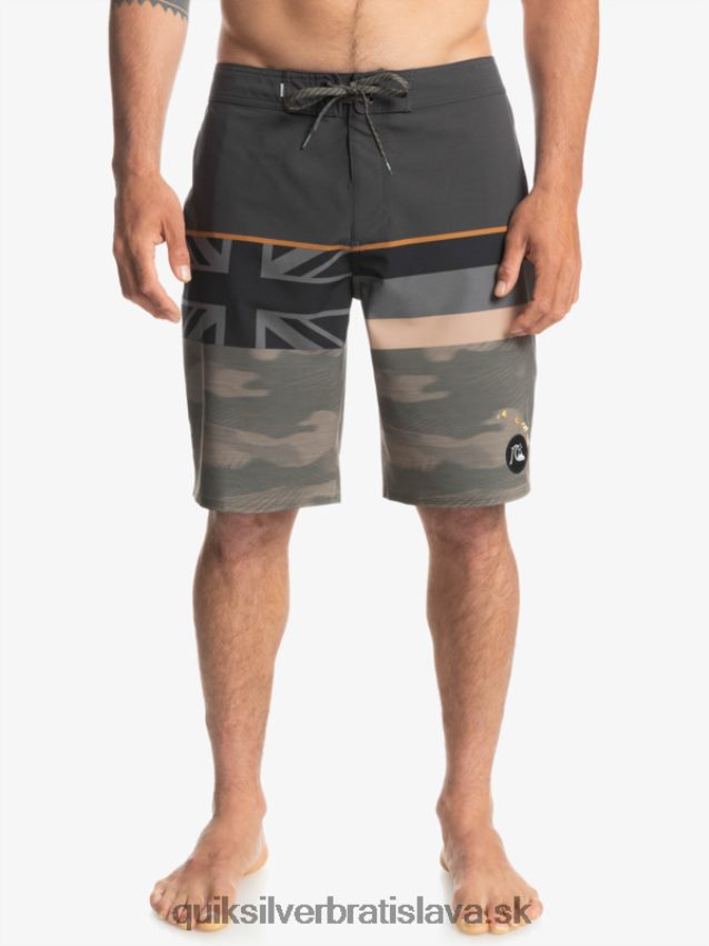 surfsilk faded stripe 20 boardshorts Quiksilver muži B80HXR1603 hroznový list