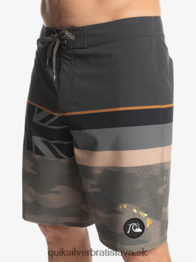 surfsilk faded stripe 20 boardshorts Quiksilver muži B80HXR1603 hroznový list