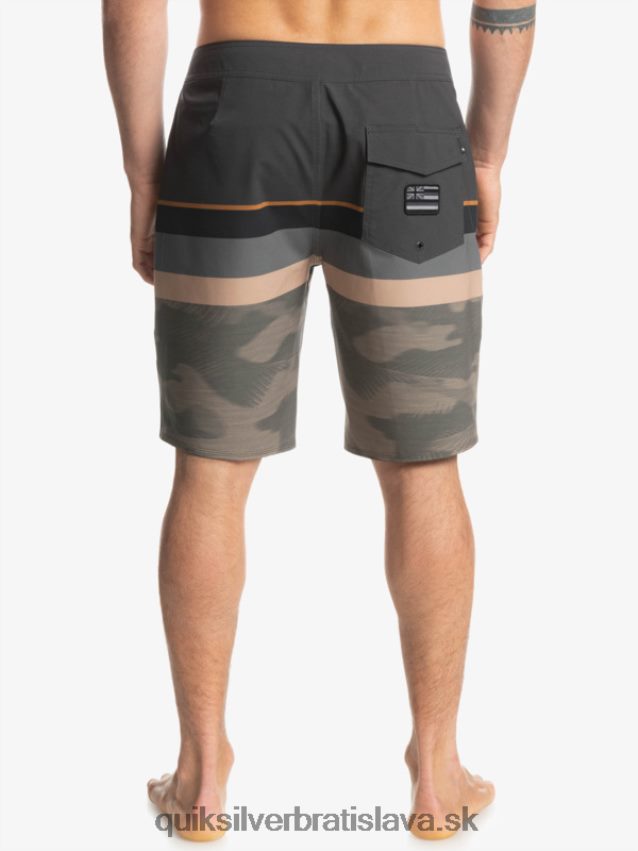 surfsilk faded stripe 20 boardshorts Quiksilver muži B80HXR1603 hroznový list