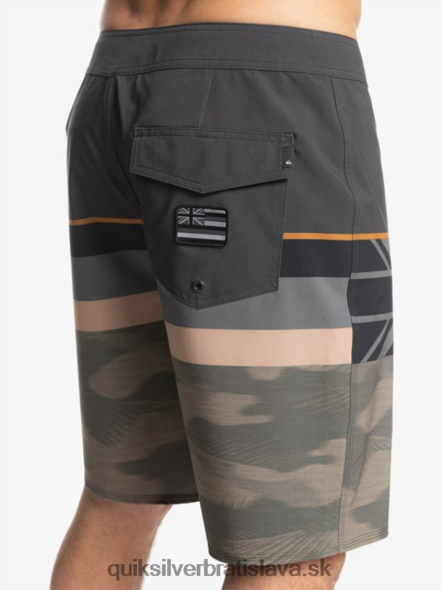surfsilk faded stripe 20 boardshorts Quiksilver muži B80HXR1603 hroznový list