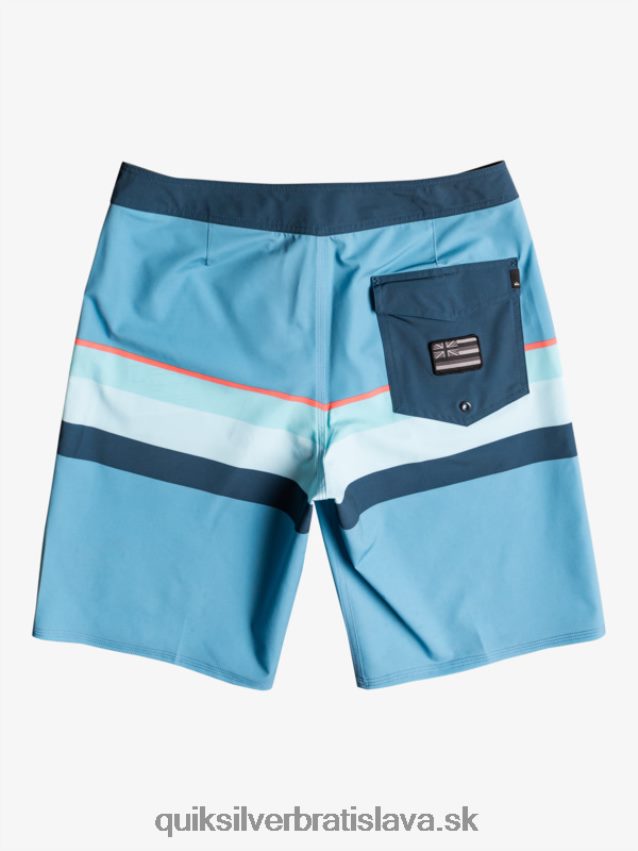 surfsilk faded stripe 20 boardshorts Quiksilver muži B80HXR1604 delfská modrá