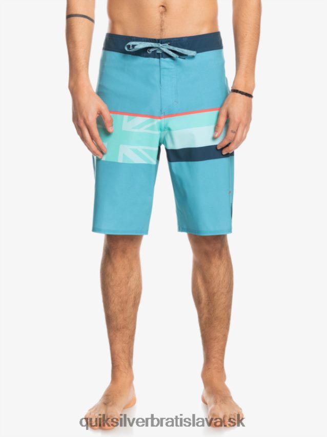 surfsilk faded stripe 20 boardshorts Quiksilver muži B80HXR1604 delfská modrá