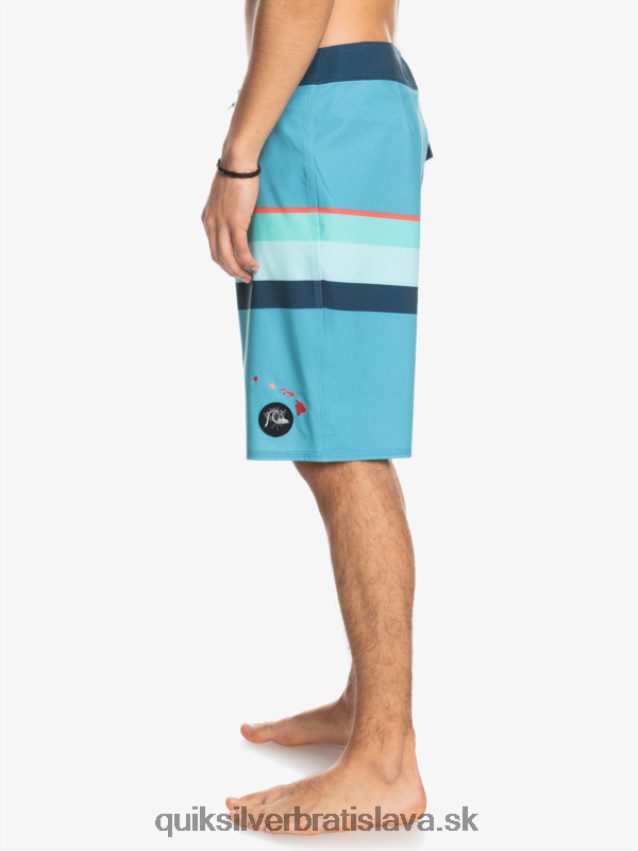 surfsilk faded stripe 20 boardshorts Quiksilver muži B80HXR1604 delfská modrá