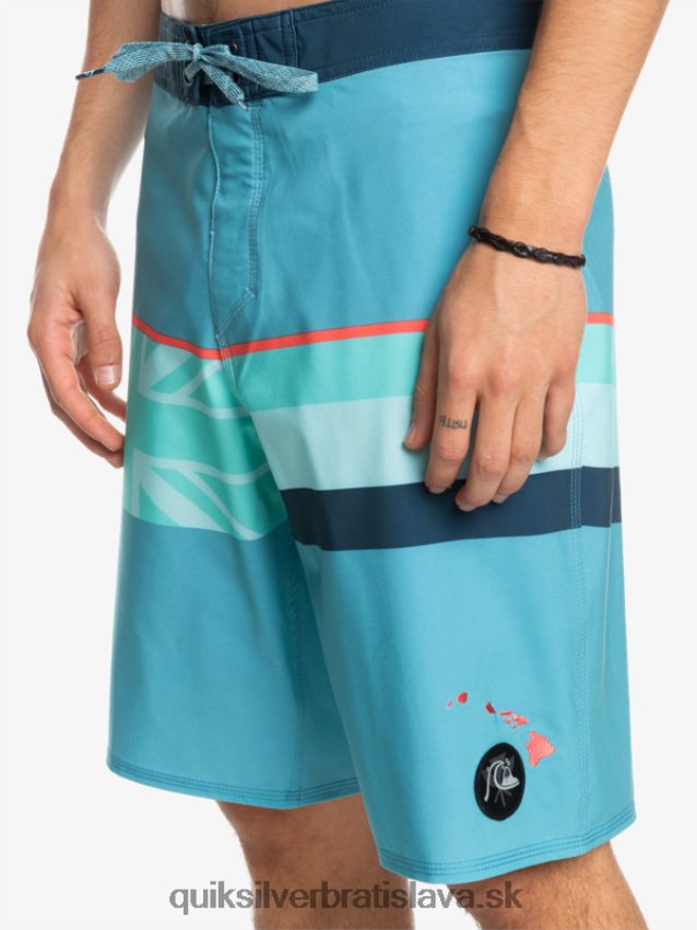 surfsilk faded stripe 20 boardshorts Quiksilver muži B80HXR1604 delfská modrá