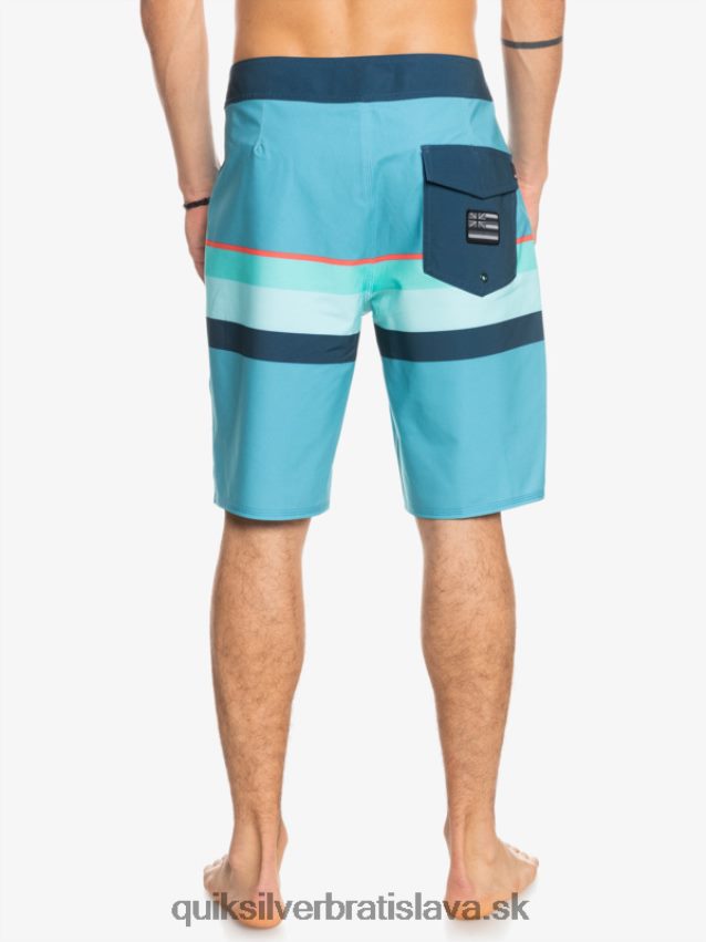 surfsilk faded stripe 20 boardshorts Quiksilver muži B80HXR1604 delfská modrá
