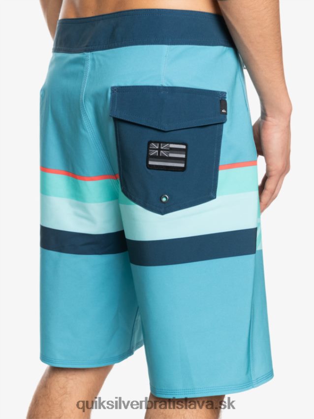 surfsilk faded stripe 20 boardshorts Quiksilver muži B80HXR1604 delfská modrá