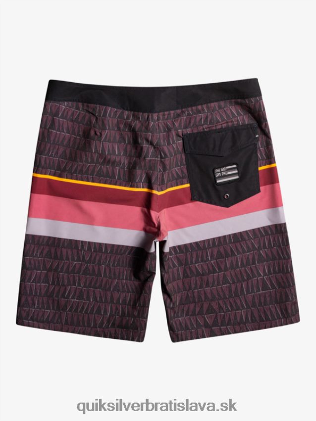 surfsilk faded stripe 20 boardshorts Quiksilver muži B80HXR1605 rubínové víno