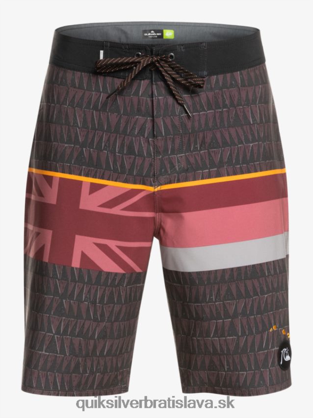 surfsilk faded stripe 20 boardshorts Quiksilver muži B80HXR1605 rubínové víno