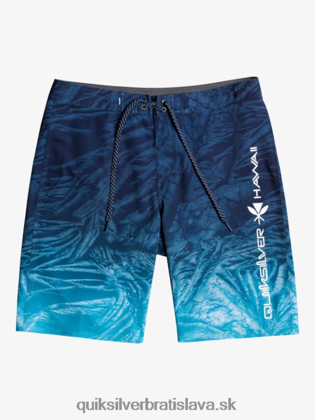 surfsilk hawaii homegrown faded 20 boardshorts Quiksilver muži B80HXR1609 insígnie modrá
