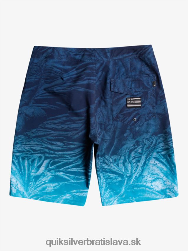 surfsilk hawaii homegrown faded 20 boardshorts Quiksilver muži B80HXR1609 insígnie modrá