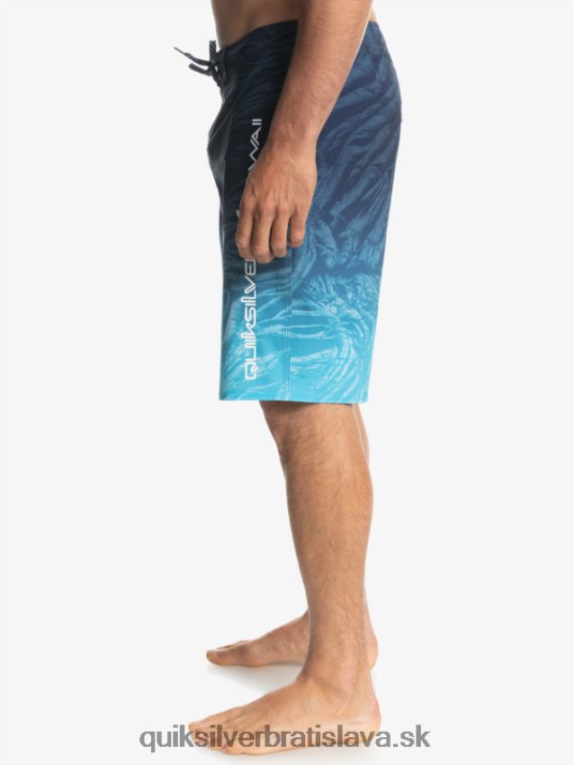 surfsilk hawaii homegrown faded 20 boardshorts Quiksilver muži B80HXR1609 insígnie modrá