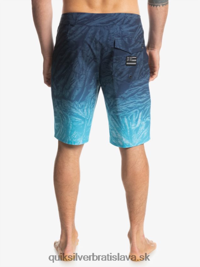 surfsilk hawaii homegrown faded 20 boardshorts Quiksilver muži B80HXR1609 insígnie modrá