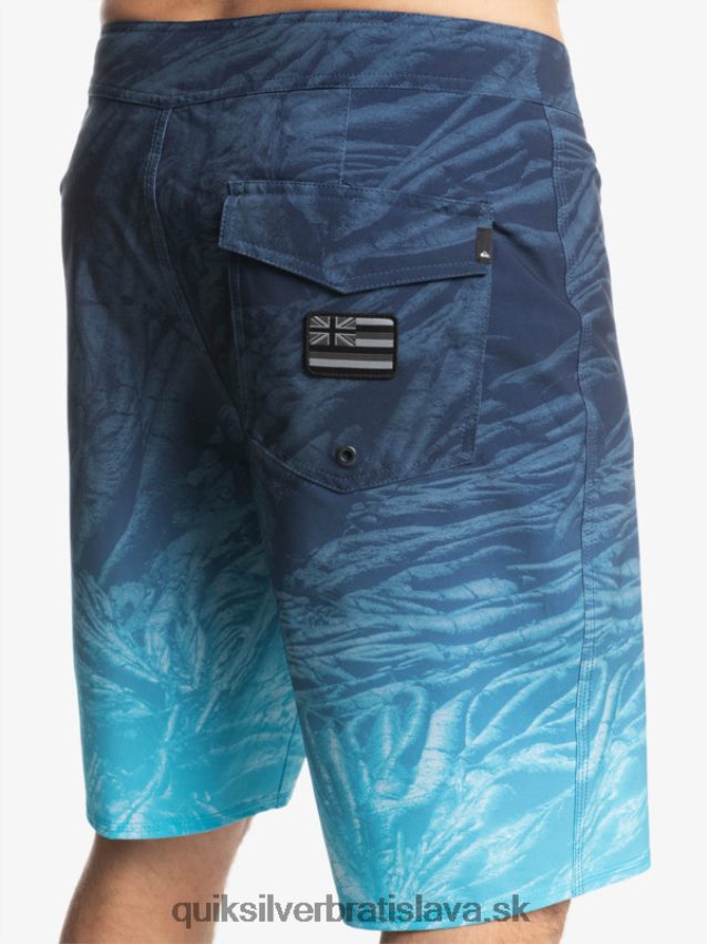 surfsilk hawaii homegrown faded 20 boardshorts Quiksilver muži B80HXR1609 insígnie modrá